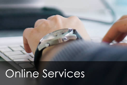 go patient online services page